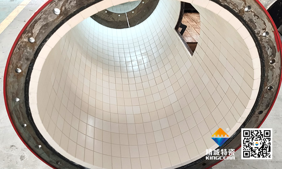 Z6尊龙凯时特瓷管道耐磨陶瓷装置