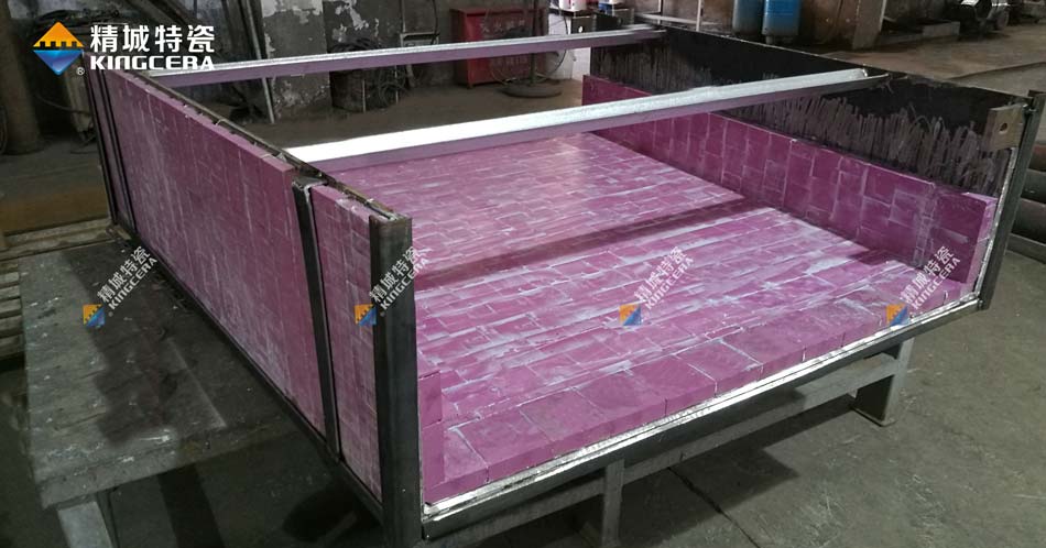 Z6尊龙凯时特瓷水泥立磨溜槽衬板厂家定制